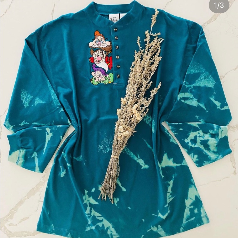 L- Disney Seven dwarfs embroidered shirt